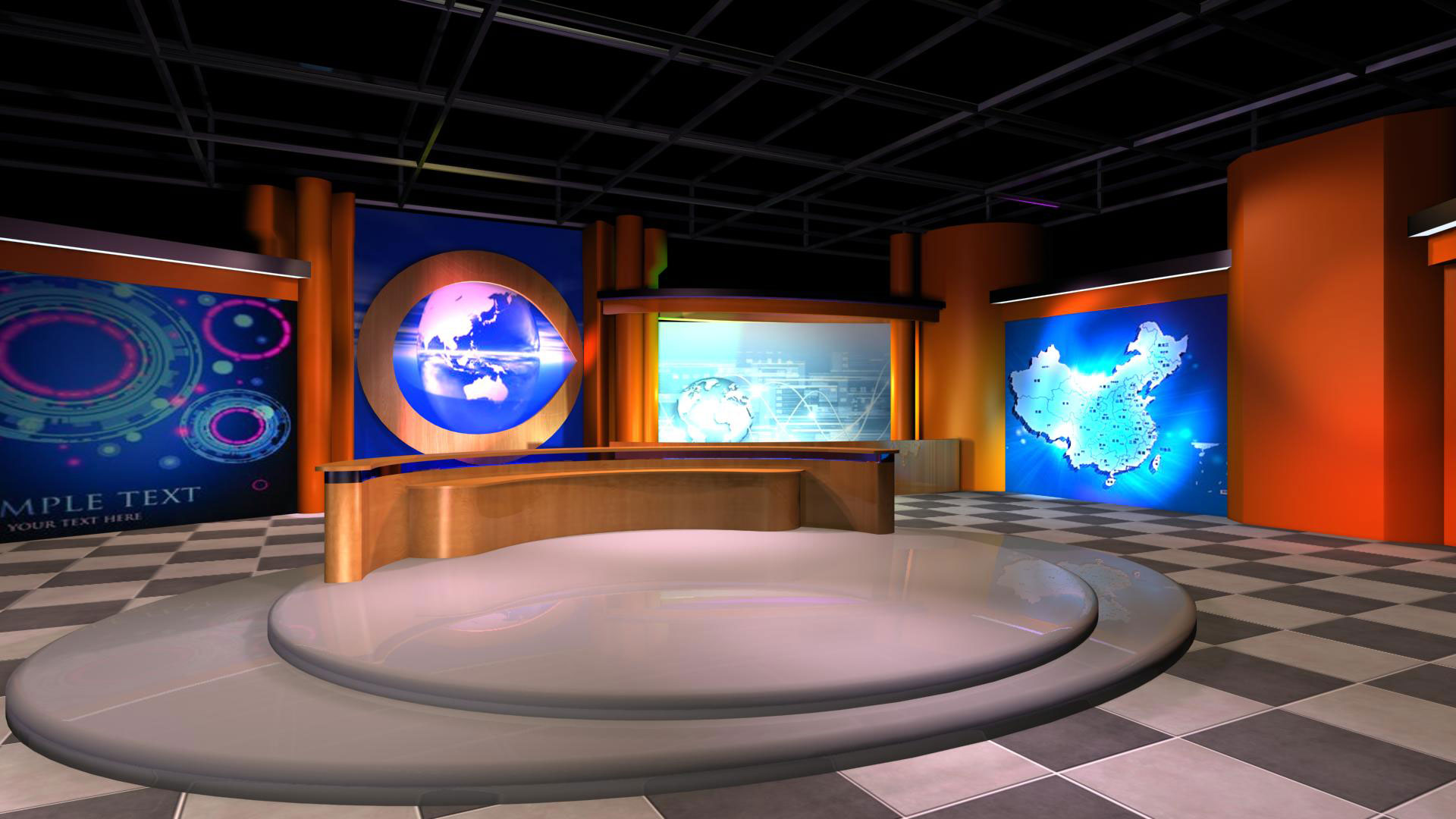 真三維虛擬演播室系統